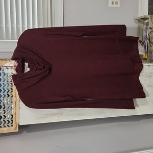 Loft Cowl Neck Long Sleeve Shirt